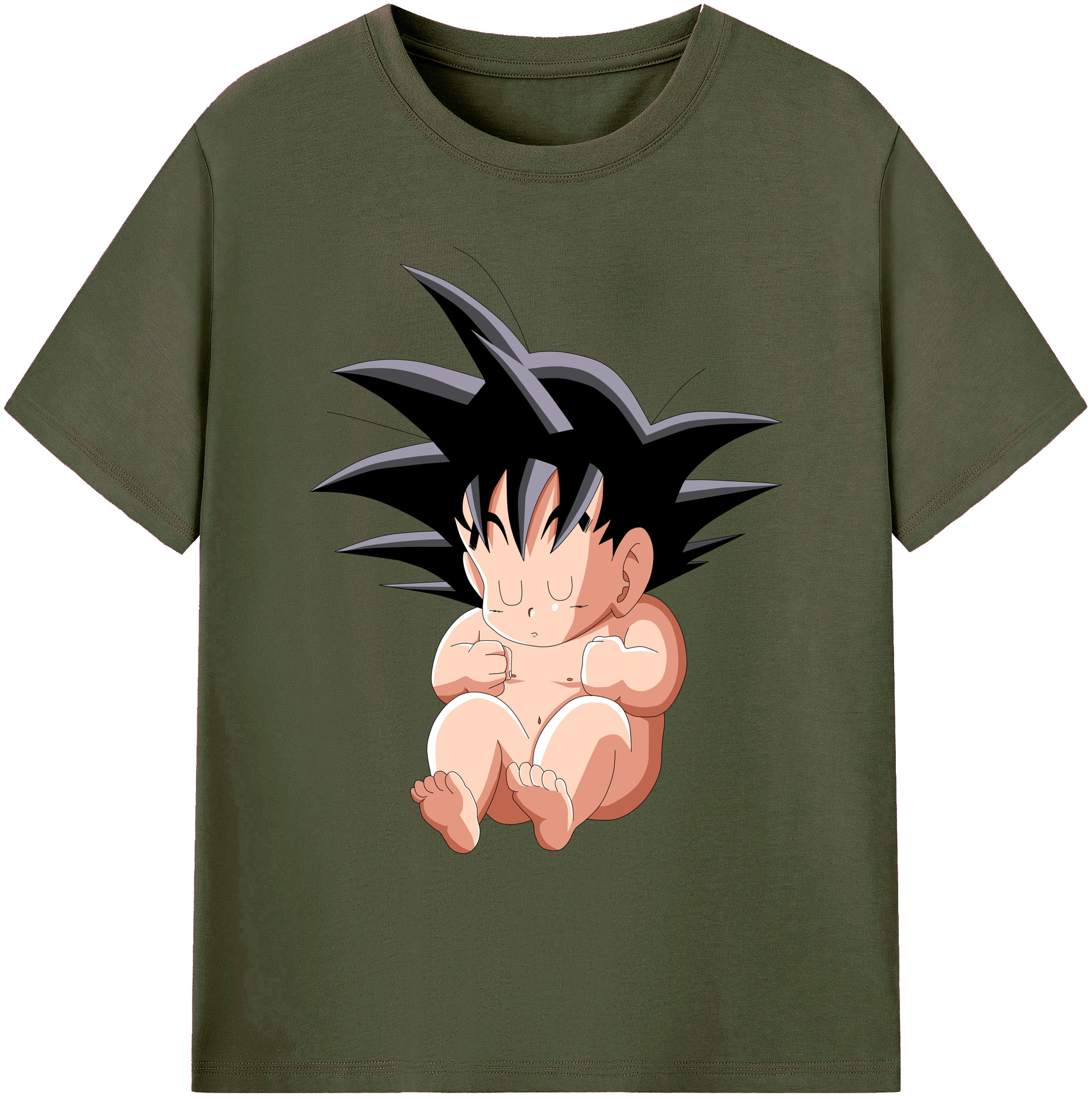 （画像用） ドラゴンボール 孫悟空（そん ごくう）Son Goku カカロット DRAGON BALL Kakarotto 綿100％ メンズ半袖Tシャツ｜肌触りやわらか＆通気性